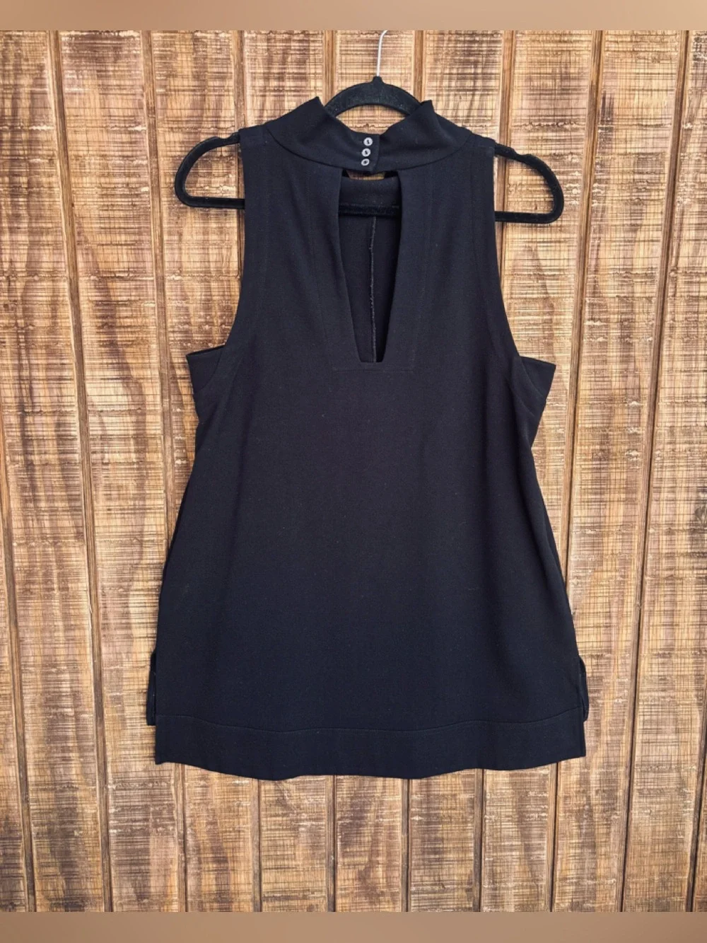 Free People Black Mod Mock Beck Tunic Dress